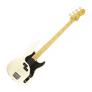 Blade Austin Classic Bass Vintage White Maple FB Chrome Parts