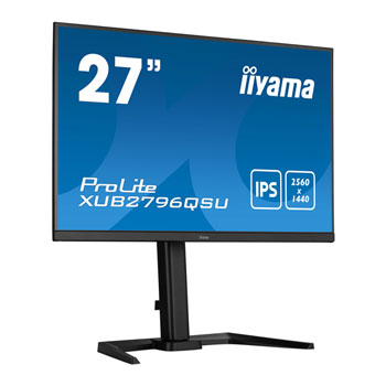 iiyama ProLite XUB2796QSU-B5 27" WQHD 75Hz IPS Monitor : image 2