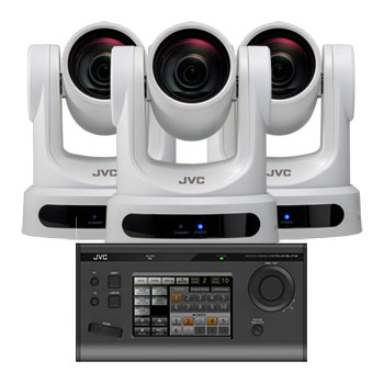 JVC KY-P200NWE NDI|HX PTZ Camera Bundle
