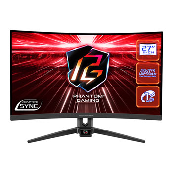 ASRock 27" PG27F15RS1A 240Hz Adaptive Sync Curved Monitor : image 1