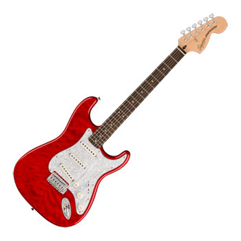 Squier ストラト 赤(CAR) affinity stratocaster Squier Affinity Series Stratocaster HSS IL Pack Candy Apple Red +
