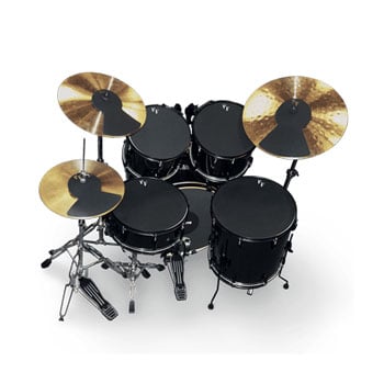 Vic Firth Mute Pack W/ - 12In - 2 X 14In - 22In - Hihat And 2 X C 10In Vf-Mutepp4