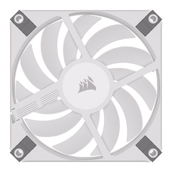 Corsair AF120 SLIM RGB White Single Small Form Factor 120mm PWM Fan : image 4