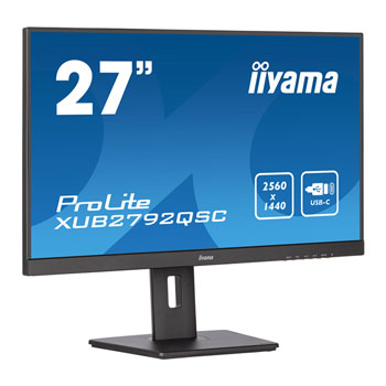 iiyama ProLite XUB2792QSC-B5 27" WQHD 75Hz IPS Monitor : image 2