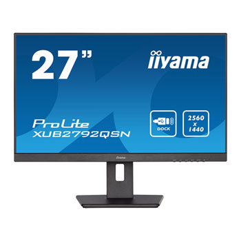 iiyama ProLite XUB2792QSN-B5 27" WQHD 75Hz IPS USB-C Dock Monitor : image 1