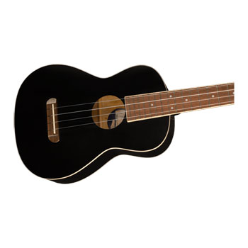 Fender Avalon Tenor Ukulele, Walnut Fingerboard, Black : image 2