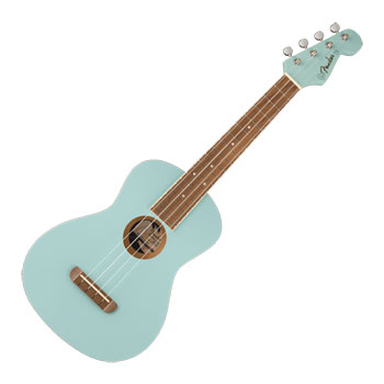Fender Avalon Tenor Ukulele, Walnut Fingerboard, Daphne Blue 0970450504