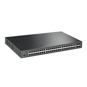 tp-link JetStream 48-Port Gigabit L2+ PoE+ Managed Rackmount Switch with 4x SFP Slots : image 2