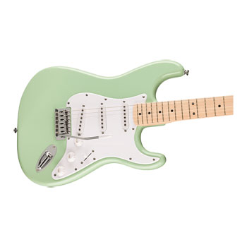 Squier - FSR Squier Sonic Stratocaster, Maple Fingerboard, White Pickguard, Surf Green : image 3