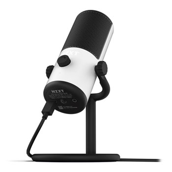 NZXT Capsule Mini Cardioid USB Gaming/Streaming Microphone- White LN135899 - AP-WMMIC-W1 SCAN UK