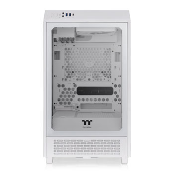 Thermaltake The Tower 200 Snow Mini Chassis Tempered Glass PC Gaming Case : image 2