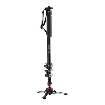 Manfrotto XPRO aluminium 4 section fluid video monopod