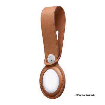 Apple AirTag Leather Loop - Saddle Brown : image 2
