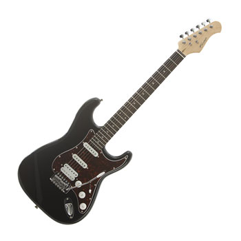 Fairclough - S-Style Electric Guitar Black HSS