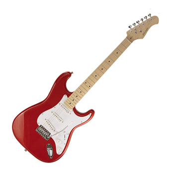 Fairclough S-Style Electric Guitar Red SSS