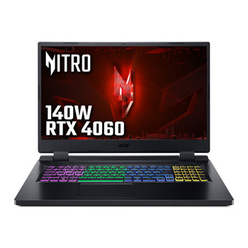 Image of Acer Nitro 5 NH.QLFEK.004 17.3" QHD IPS 165Hz Core i7 RTX 4060 Gaming