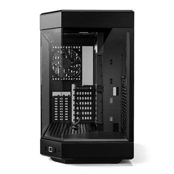 HYTE Y60 Black 3-Piece Tempered Glass Dual Chamber Mid-Tower ATX Case : image 3