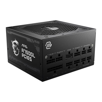 MSI MAG A750GL 750W Full Modular 80+ Gold PCIE 5.0 ATX3.0 Compact Power Supply : image 2