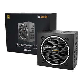 be quiet! Pure Power 12 M 1200W 80+ Gold Fully Modular Power QUIET Supply ATX 3.0 : image 1