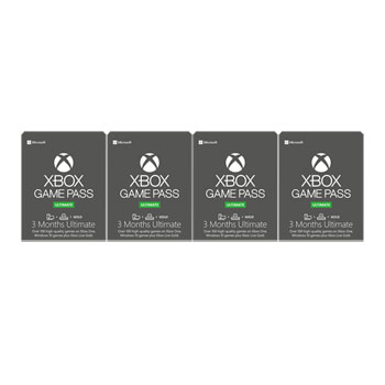 Microsoft Xbox Game Pass Ultimate 12 Months (4x 3-Months) Codes LN137753 -  Microsoft Xbox Game Pass Ultimate 3 Months