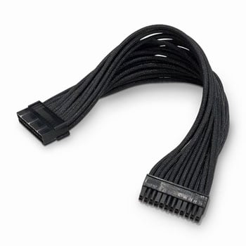 Xclio Black 24 Pin Braided ATX Cable