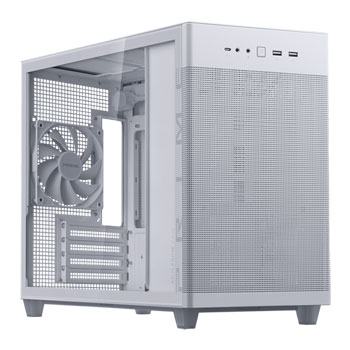 ASUS PRIME AP201 MicroATX White Open Box Gaming Case