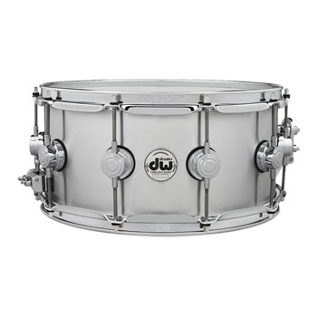 DW 14" x 6.5" Thin Aluminum Collector's Series Snare Drum