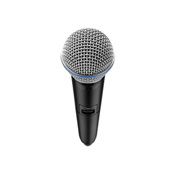 Shure GLXD2+/B58=-Z4 Digital Wireless Dual Band Handheld Transmitter with BETA®58A Vocal Microphone : image 2