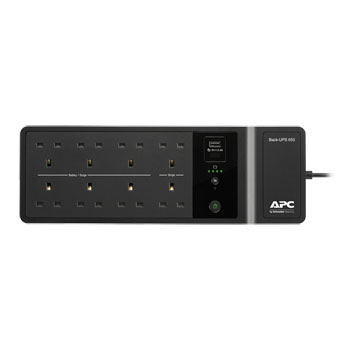 APC Back-UPS 650VA 230V Uninterruptible Power Supply with 8 BS 1363 Outlets and USB Charging Port : image 2