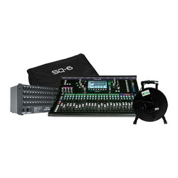 Allen & Heath SQ-6 48 channel digital mixer+ GX4816 Stage Box + Cover