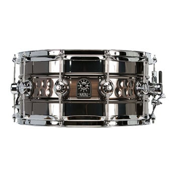Natal 14" x 7" Beaded/Hammered Steel Snare Drum