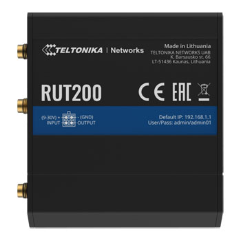 Teltonika RUT200 Portable 3G/4G Industrial LTE Cellular Router : image 2