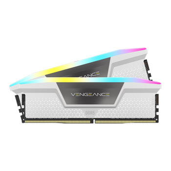 Corsair Vengeance RGB White 32GB 6000MHz DDR5 Memory Kit : image 2