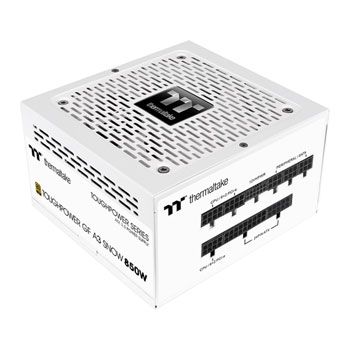Thermaltake Toughpower GF A3 Snow 850 Watt Fully Modular PCIe Gen 5 ATX3.0 80+ Gold PSU/Power Supply