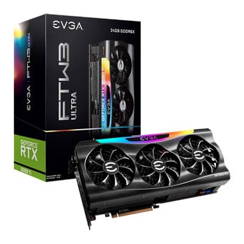EVGA NVIDIA GeForce RTX 3090 24GB Ti FTW3 ULTRA GAMING Ampere Refurbished Graphics Card