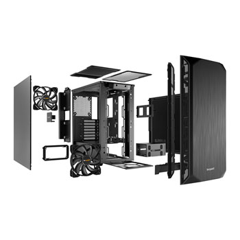 be quiet! Pure Base 500 Black Mid Tower Open Box PC Gaming Case : image 3