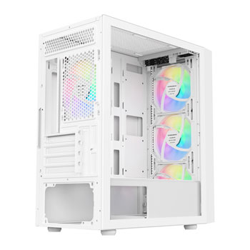 CiT Luna White Tempered Glass MicroATX Case : image 4