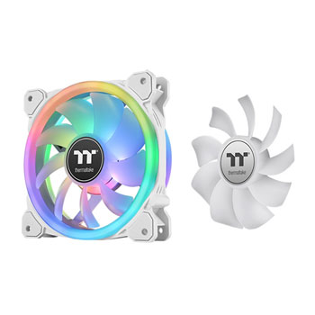 Thermaltake SWAFAN 14 RGB Radiator Fan TT Premium Edition White 3 Pack : image 1
