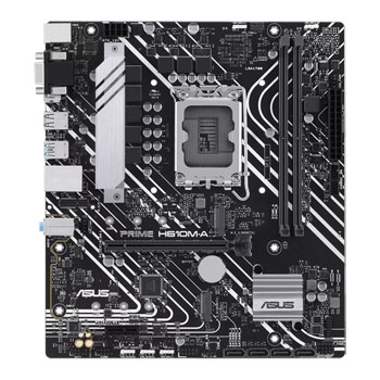 ASUS Intel H610M-A-CSM Micro-ATX Motherboard : image 2