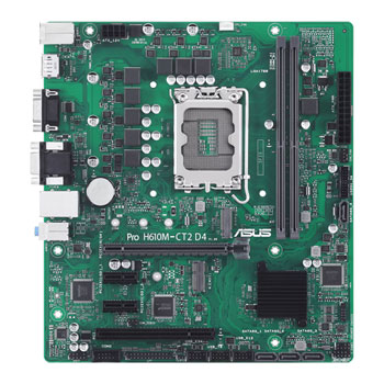 ASUS Intel PRO H610M-CT2 D4-CSM Micro-ATX Motherboard : image 2