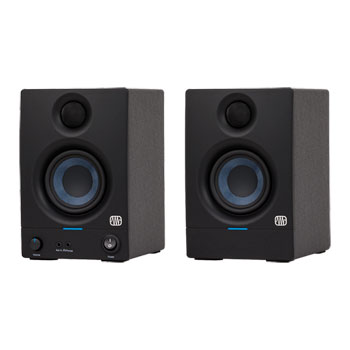 PreSonus Eris E3.5, 2nd Gen 2-way, High-Definition Multimedia Studio Monitors (Pair), Black
