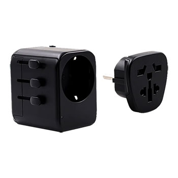 Bitmore World to World International Travel Charger with 2 USB A Charging Ports 175+ Countries : image 4
