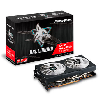PowerColor AMD Radeon RX 6600 Hellhound 8GB Open Box Graphics Card : image 1