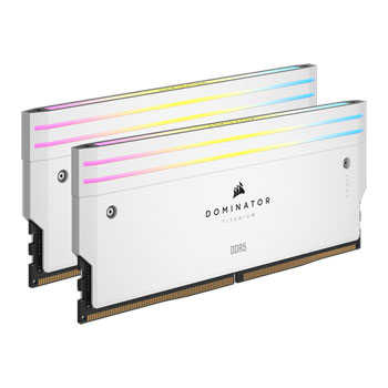 Corsair DOMINATOR Titanium RGB White 32GB 6000MHz DDR5 Memory Kit : image 1