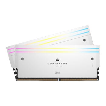 Corsair DOMINATOR Titanium RGB White 32GB 6000MHz DDR5 Memory Kit : image 2