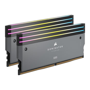 Corsair DOMINATOR Titanium RGB Grey 32GB 6000MHz AMD EXPO DDR5 Memory Kit : image 1