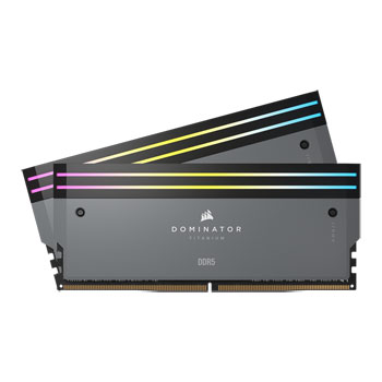 Corsair DOMINATOR Titanium RGB Grey 32GB 6000MHz AMD EXPO DDR5 Memory Kit : image 2