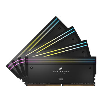 Corsair DOMINATOR Titanium RGB Black 64GB 6400MHz DDR5 Memory Kit : image 2