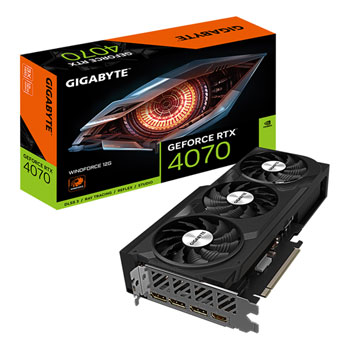 Gigabyte NVIDIA GeForce RTX 4070 12GB WINDFORCE Ada Lovelace Graphics Card