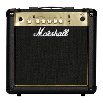 (Open Box) Marshall MG15G 15W Black and Gold Guitar Combo : image 2